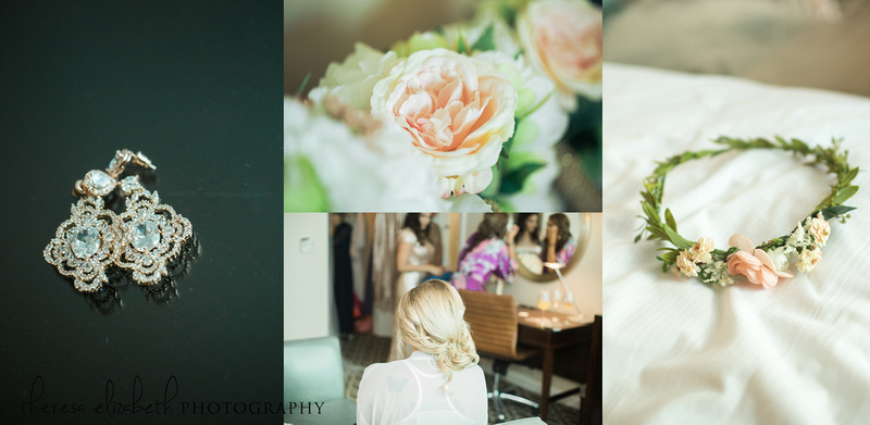 Wedding Prep at the Hilton Hotel in Baton Rouge, LA